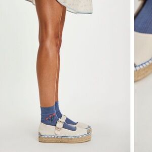 FREE PEOPLE Surfside Platform Espadrille Size 10 NEW